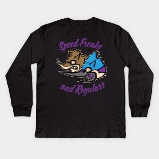 Speed Freaks and Regulars Kids Long Sleeve T-Shirt